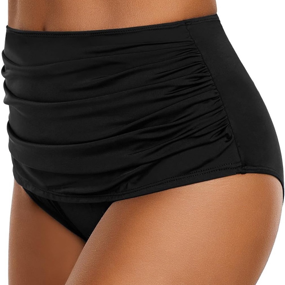 Ladies black high waisted briefs pic is based on Amazon image search NEE